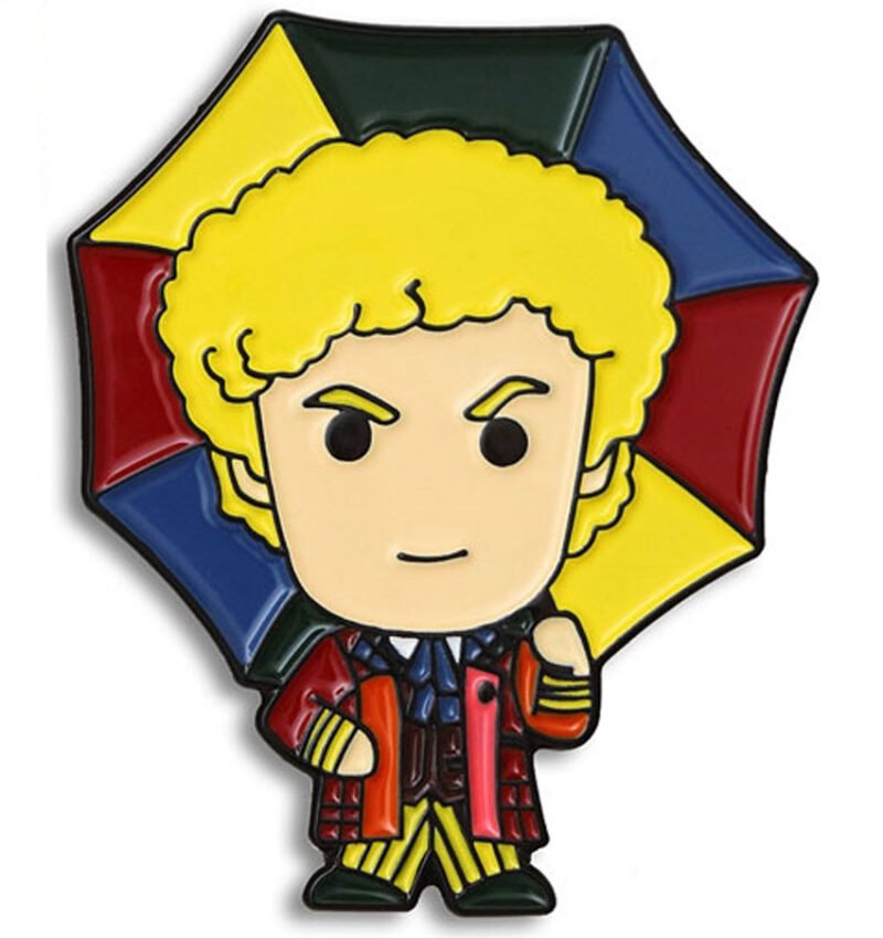 Doctor Who Sixth Doctor pin badge