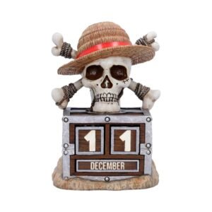 One Piece Luffy Jolly Roger Perpetual Calendar