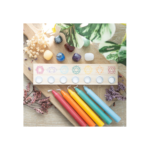 7 chakra candle holder