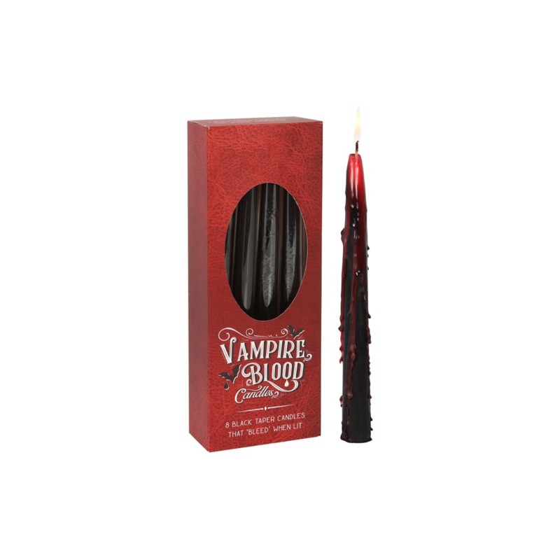 black taper candles