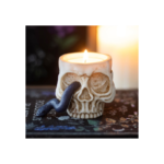 skull candle holder