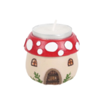 mushroom tealight holder