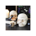 skull candle holder