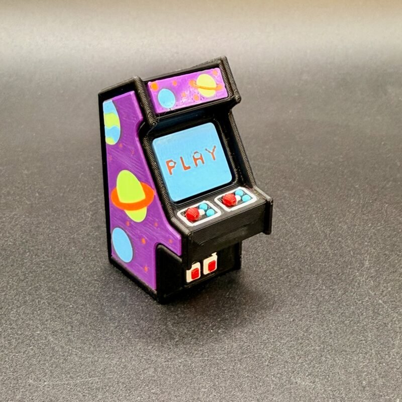 IMG_6242 Retro Arcade Clicker Keyring