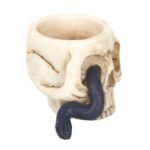 skull candle holder