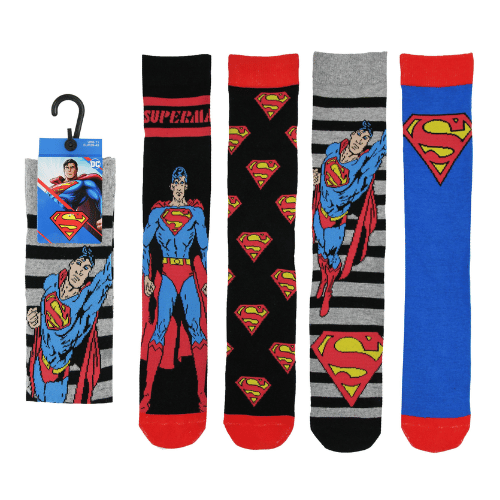 ee4e7731aa6603a7c6b856d19375b0b9 Superman Socks