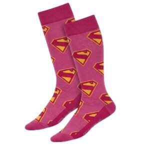 Supergirl Pair of Adults Socks for Everyday Wear and Gifts