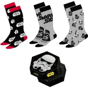 Star Wars Pack of 3 Adults Socks for Everyday Wear and Gifts 38-45