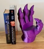 dragon claw book holder,dragon bookend,gothic bookend,fantasy decor,medieval decor,planet goblin,dark academia decor,dnd gift,bookworm gift,shelf decor,desk decor,dragon decor,reader gift
