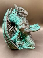 dragon controller holder,controller stand,planet goblin,fantasy gaming decor,dragon figure,gaming room decor,gamer gift,dnd gift,geeky gift,dragon decor,desk decor,controller display,dragon figurine