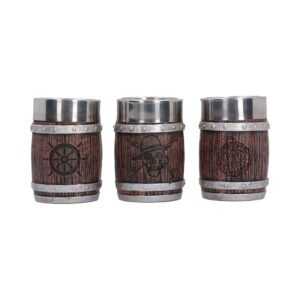 One Piece Barrel Shot Glass Set (Set of 3) 8.2cm