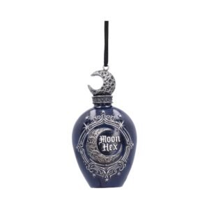 Moon Hex Bottle Hanging Ornament 9.8cm