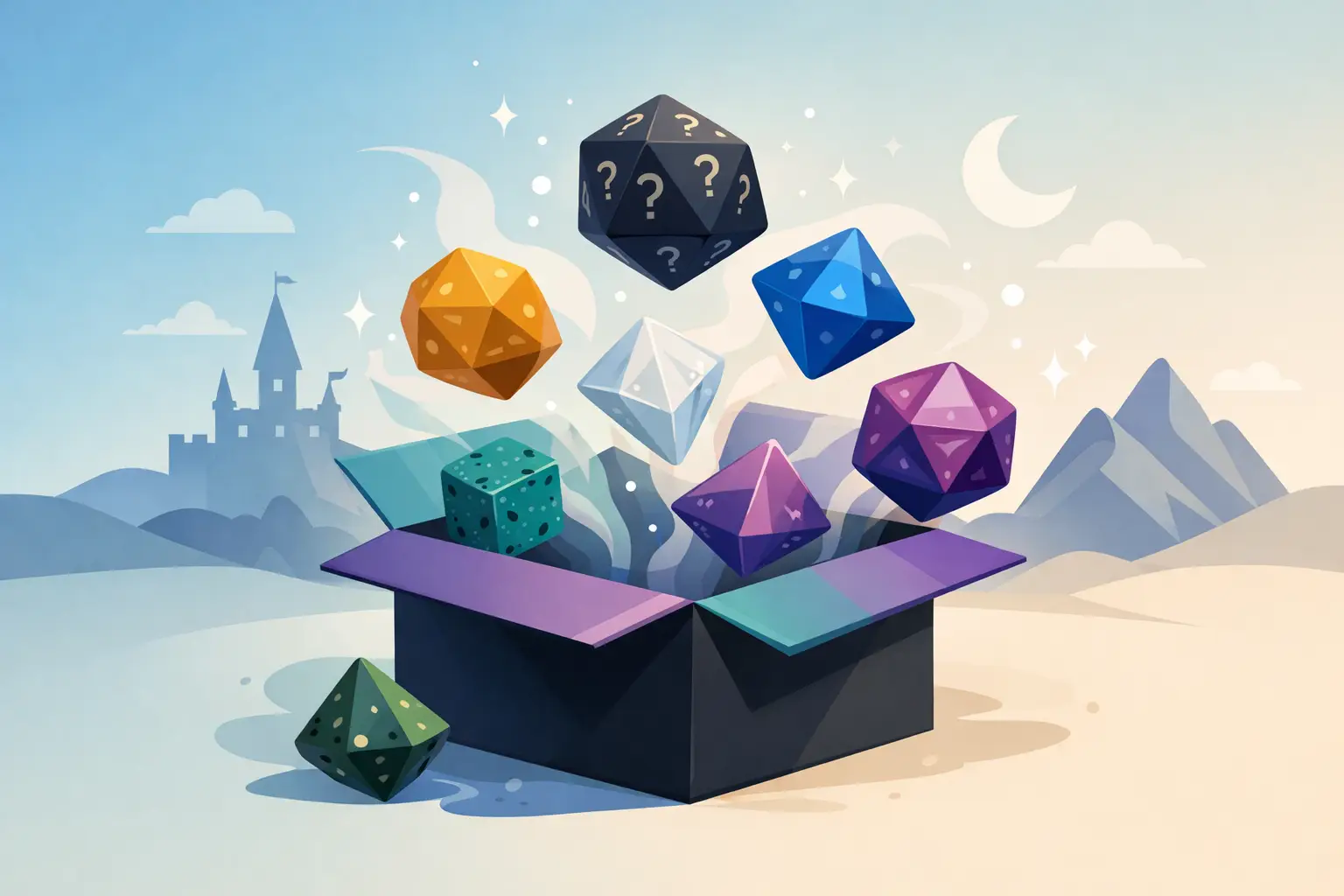 Mystery Dice Sets UK for Your Next Great Roll
