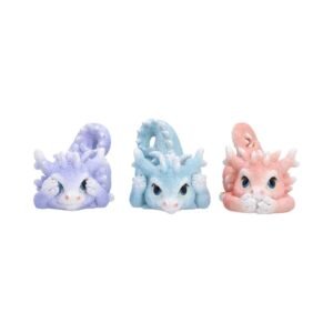 Three Wise Coralscale Dragonlings 5.8cm