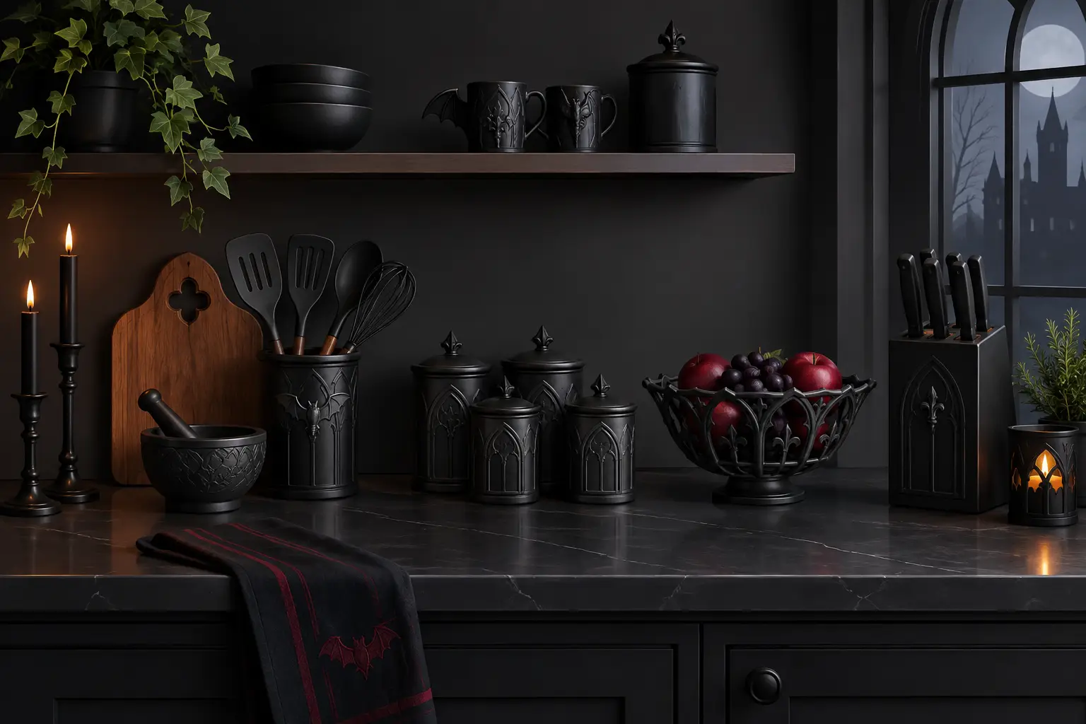 12 Best Gothic Kitchen Accessories for Dark Homes