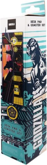 61p1qymimfl. ac sl1296 Godzilla desk pad and coaster set.