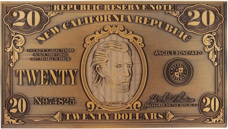 New California Republic twenty dollar