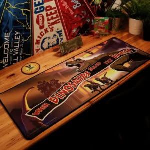 Dinosaurs ruled the earth mousepad