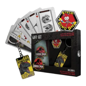 Jurassic Park gift set contents.
