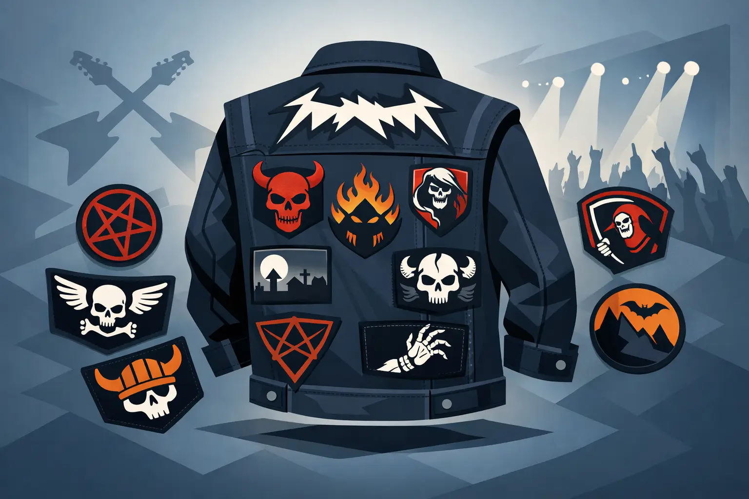Best Metal Band Patches for a Proper Battle Jacket Best Metal Band Patches for a Proper Battle Jacket