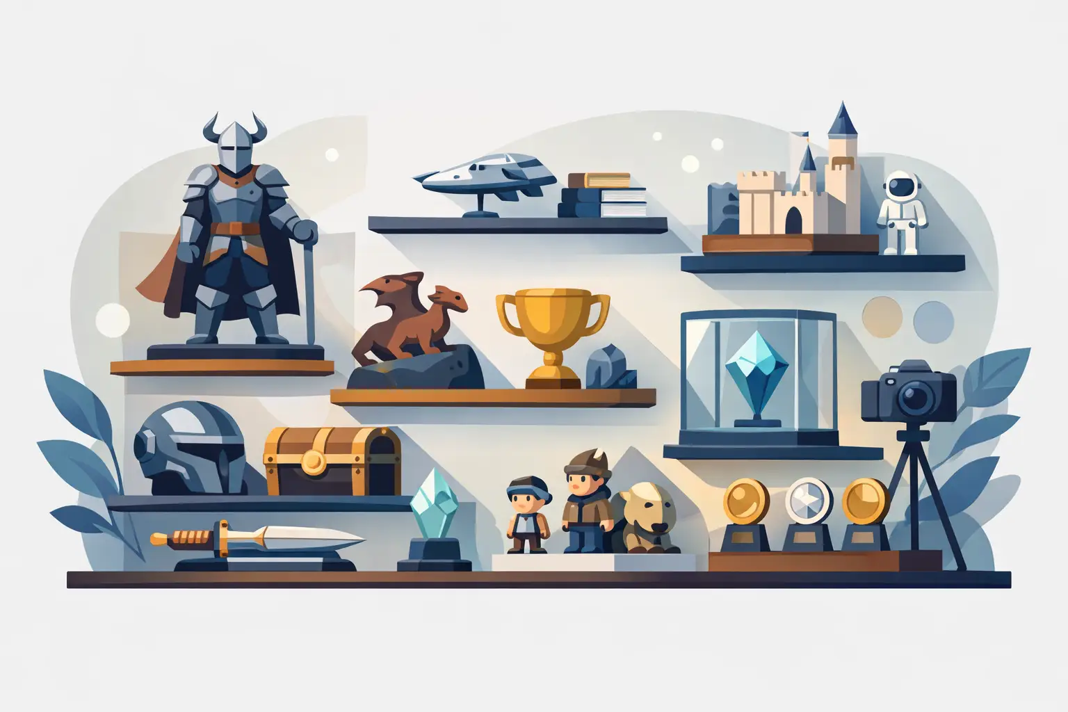 Display Shelves for Your Most Precious Loot