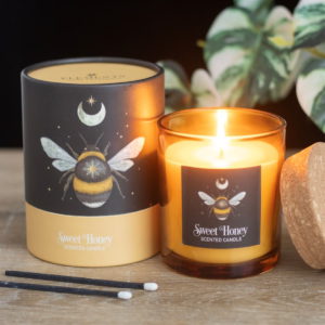 Forest Bee Sweet Honey Fragranced Glass Candle