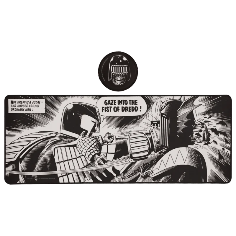 Judge Dredd comic panel