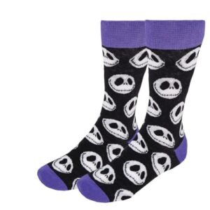 Jack Skellington pattern socks
