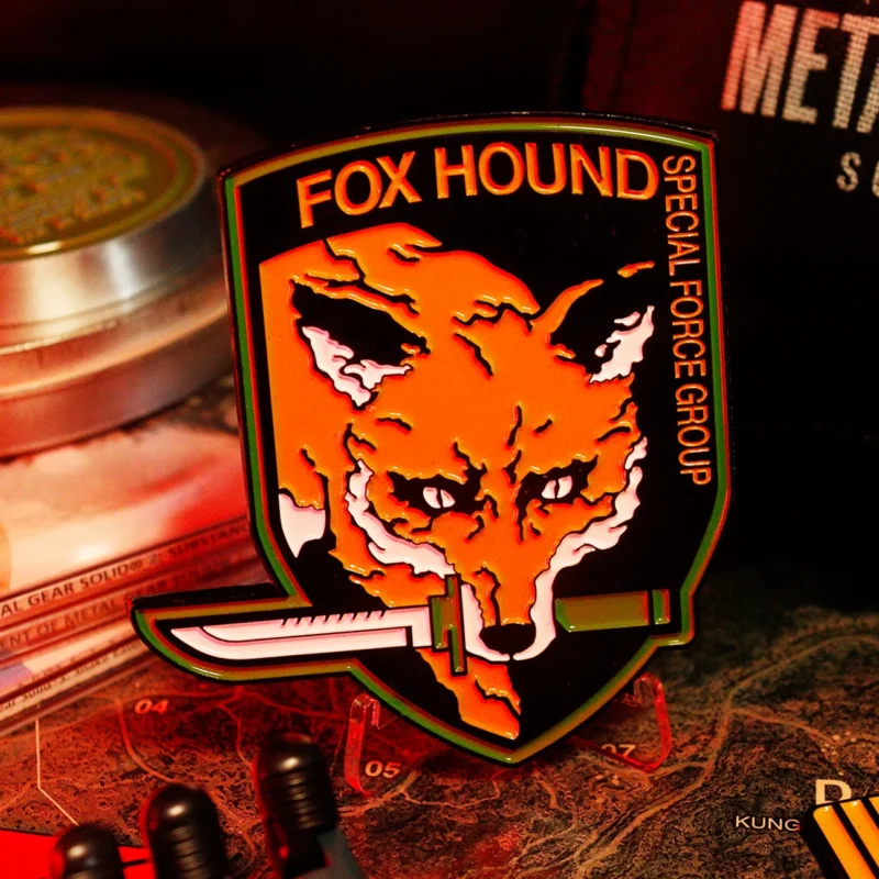 Fox Hound patch with knife.