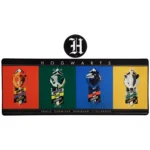 Hogwarts houses mousepad design.