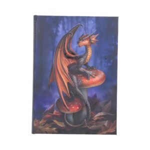 Dragon on mushroom art print