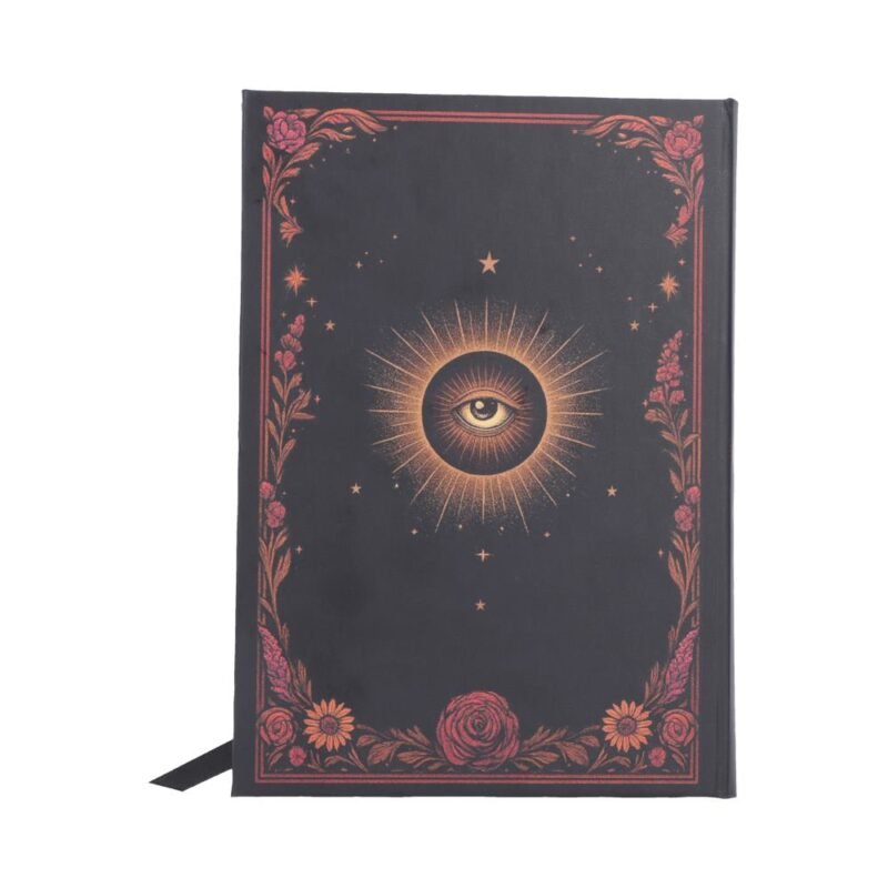 Mystic eye journal with floral border
