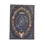 Occult notebook with celestial design