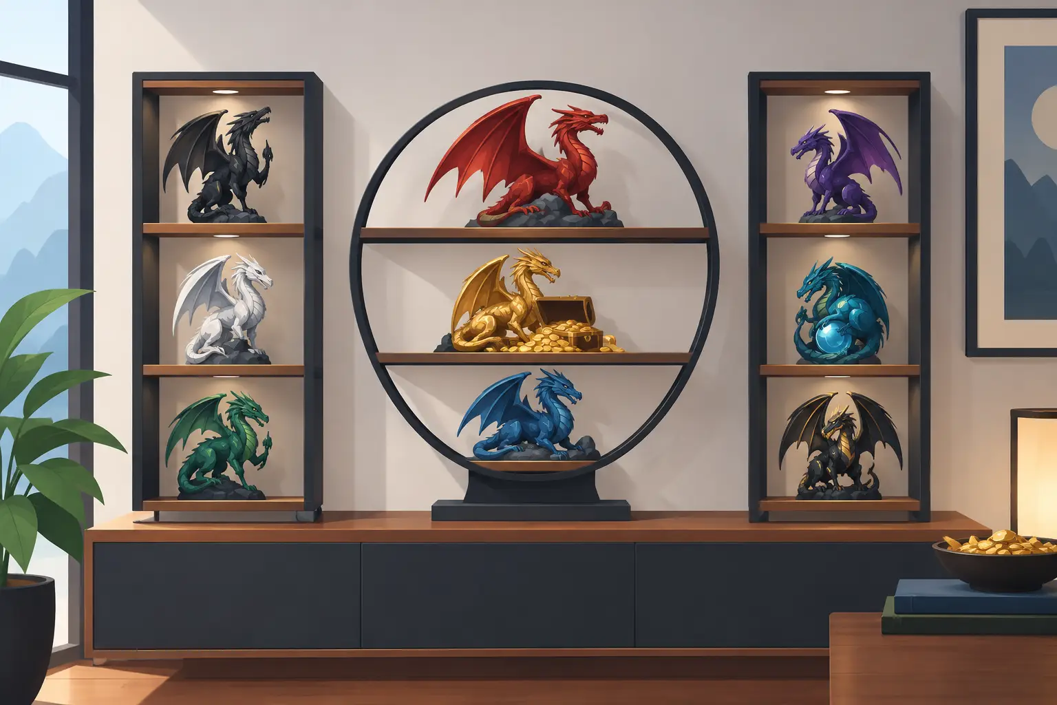 Best Dragon Display Shelves for Your Hoard