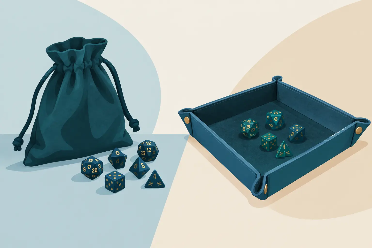 Dice Bags vs Dice Trays: Which Should You Pick?