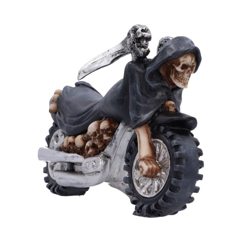 Grim Reaper on motorcycle figurine