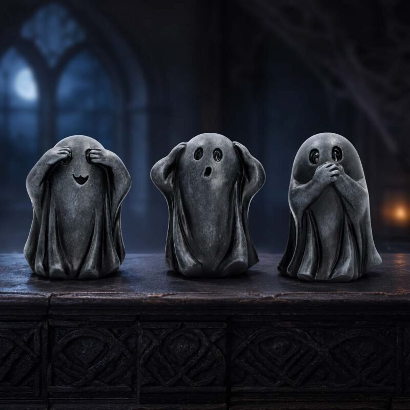 Three wise ghosts decoration