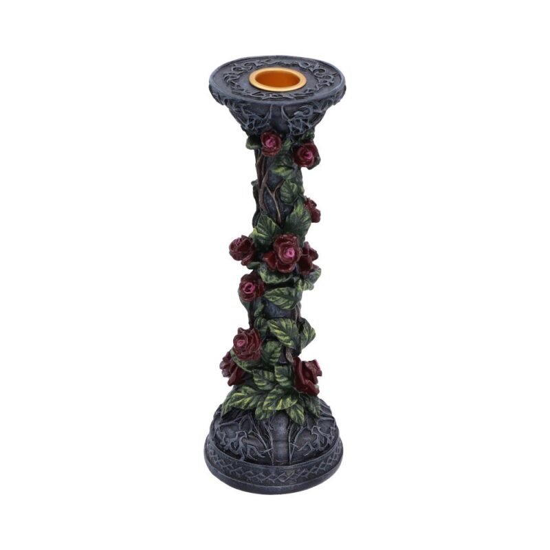 Gothic rose candle holder