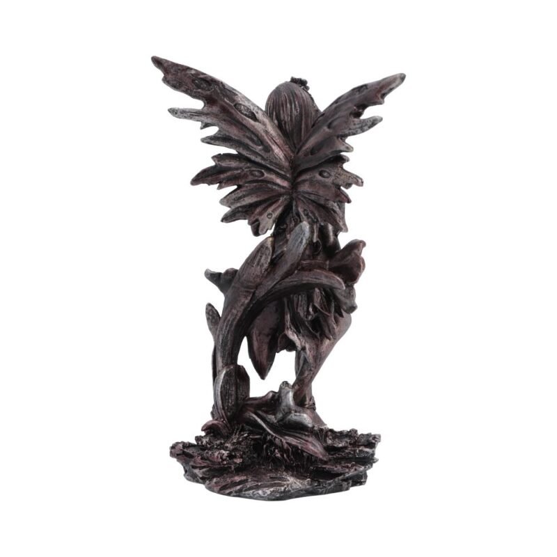 Fairy statue with ornate wings