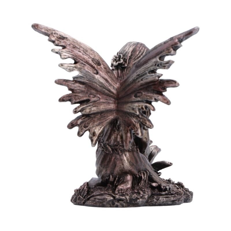 Gothic fairy figurine from the back